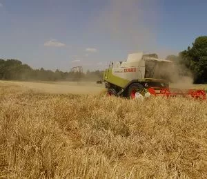 Getreideernte Hessen 2017