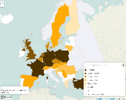Zuckerrüben Erntemenge Europa 2012-2021