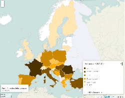 Körnermais Erntemenge Europa 2012-2021