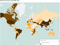 Tabak Erntemenge weltweit 1961-2021